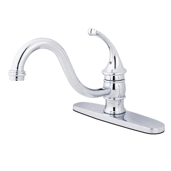 8" Centerset Kitchen Faucet W/out Sprayer, Chrome